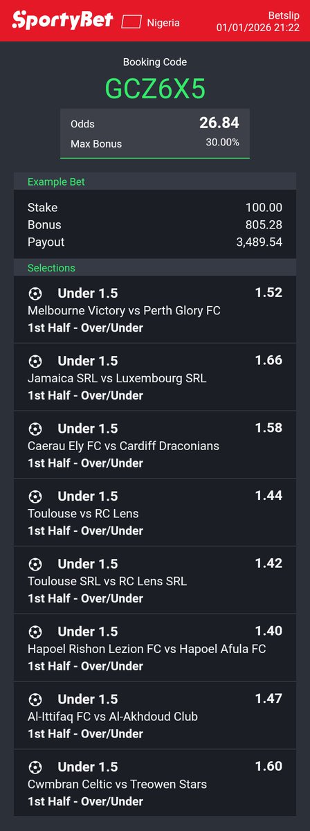 van_odole's tweet photo. Let's build something.With this.... 26 ODDs https://t.co/ZgvPJOjs6n
