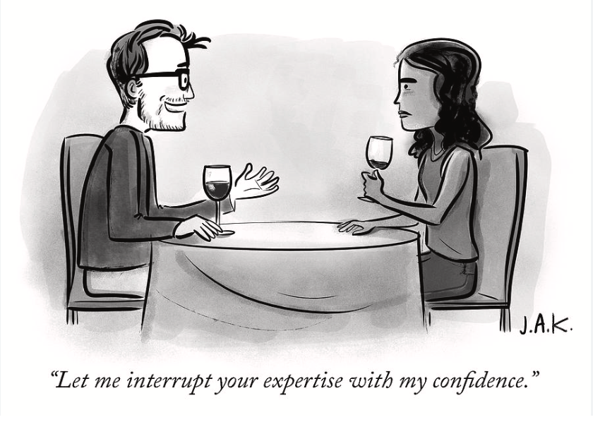 scarylawyerguy's tweet image. It's that famous New Yorker cartoon brought to life courtesy of Bari Weiss and the "new" CBS News 🤡