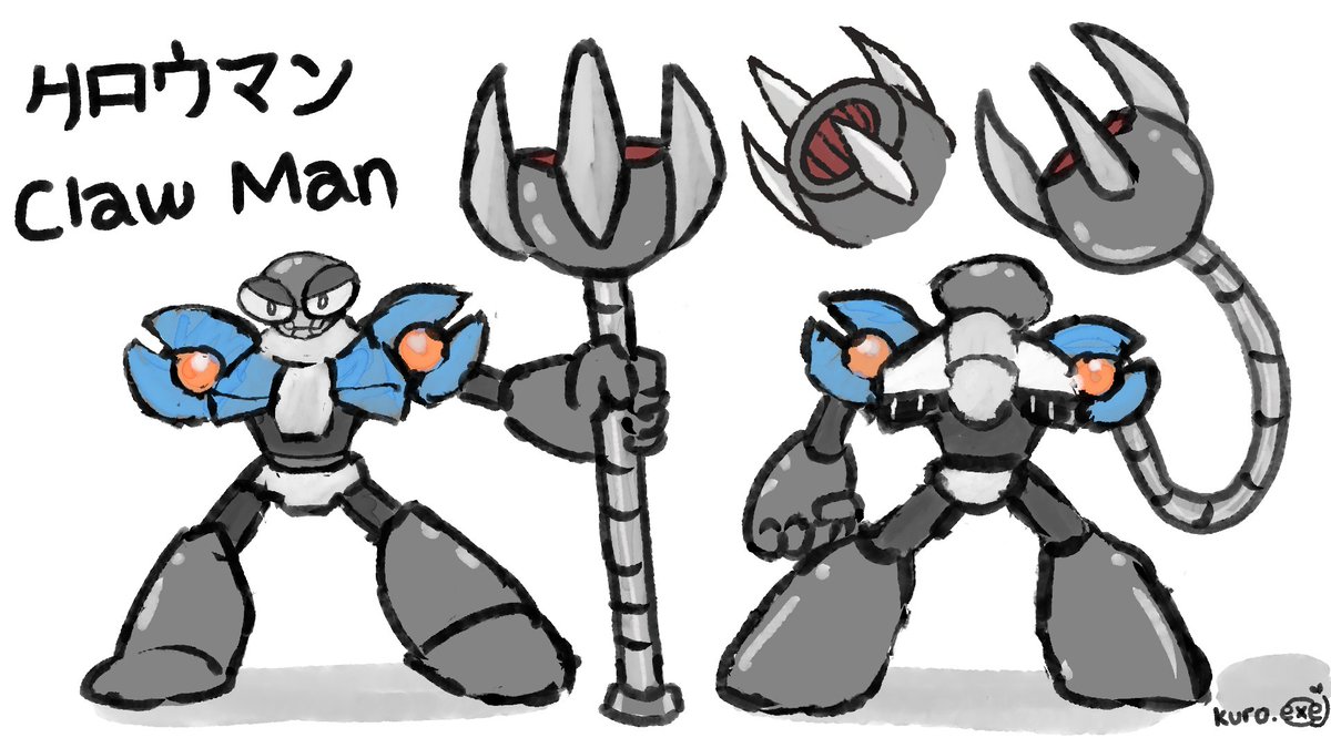 Entry for the Robot Master Design Contest for Mega Man: Dual Override

Claw Man!

#MegaManDO #DesignARobotMaster