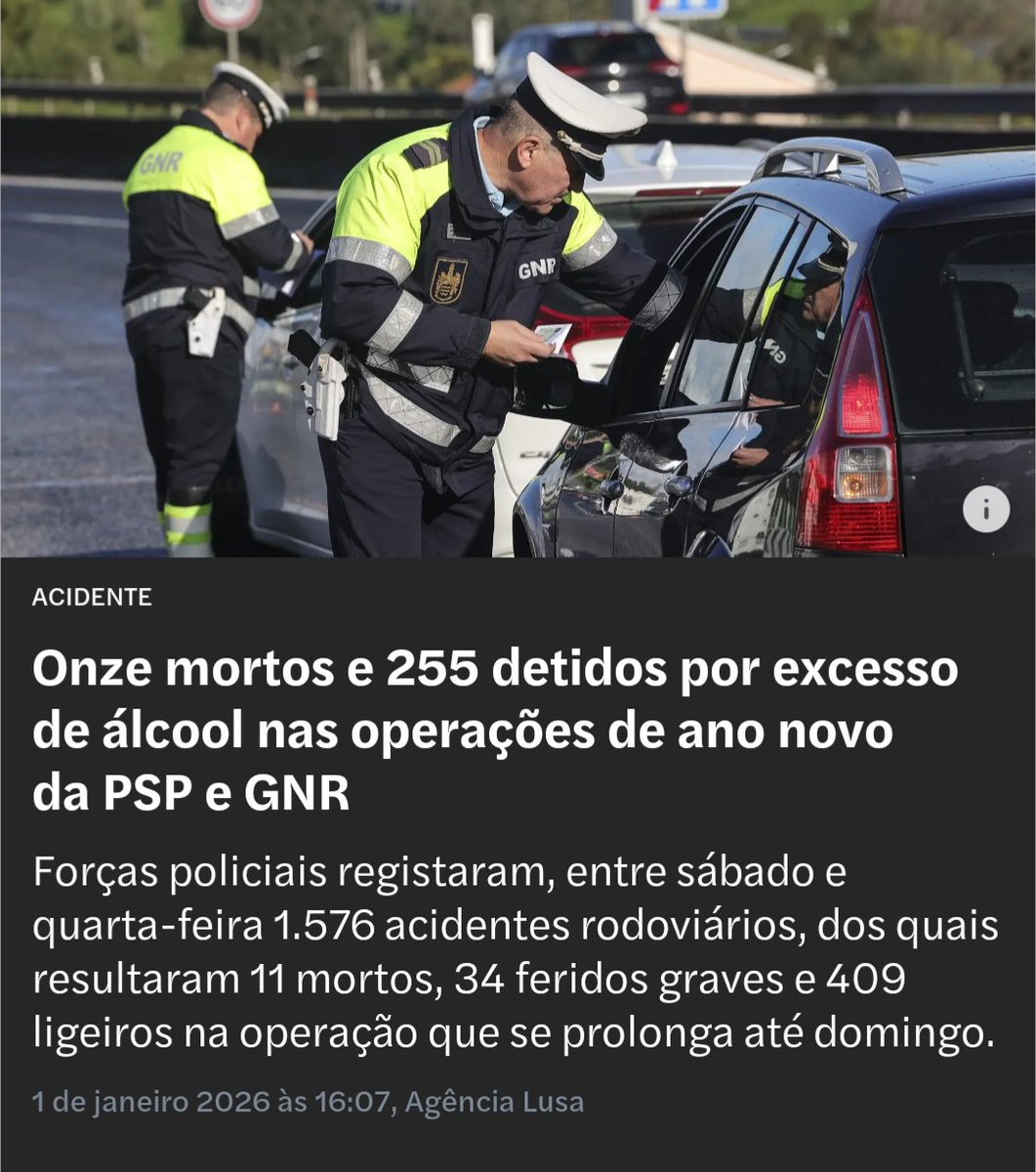 Als Vlaming oudejaar vieren in Portugal is een beetje tijdreizen. De alcoholcontroles en verkeersongevallen zijn het grootste nieuws. Verder alles rustig. Veel volk in de stad gisteren. Mooi vuurwerk, gratis festivalletje. Leuke sfeer. Niet een ruit gesneuveld