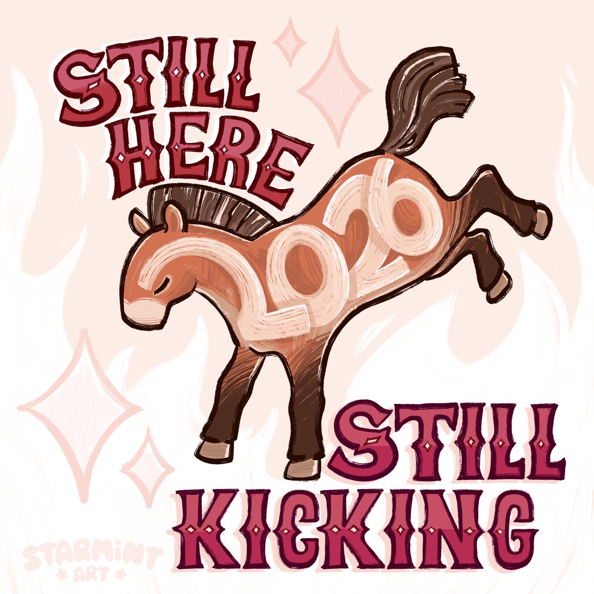 starmint_art's tweet image. 🐴✨ My 2026 Energy