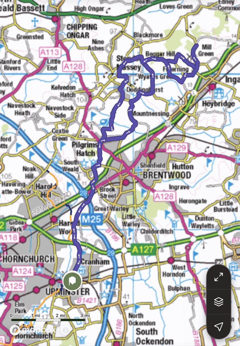 HaveringCycling's tweet image. Four Havering CTC riders kicked off 2026 with a chilly ride to Mill Green. Lunch in The not too busy Viper. Return into a headwind. Sunday- “Orchard Café” Trinity Buoy Wharf.