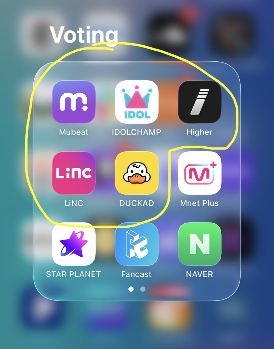 in_finitelove's tweet image. we know ATEEZ is having their cb in February, so now is the time to start preparing!! If you’re interested in helping ATEEZ secure wins next cb, the 5 apps I have circled are the essential ones you’ll need to start collecting votes! If doing 5 is too overwhelming, try 1 to start!