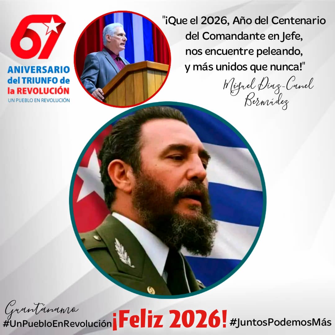 Sigamos tejiendo y fortaleciendo los lazos de unidad y solidaridad. Sigamos enfrentando cada desafío con determinación y firmeza. Y que todo lo que hagamos esté guiado por un profundo amor: por los nuestros, por nuestro entorno y la patria sagrada
 #UnidosXCuba
#CubaPorLaPaz