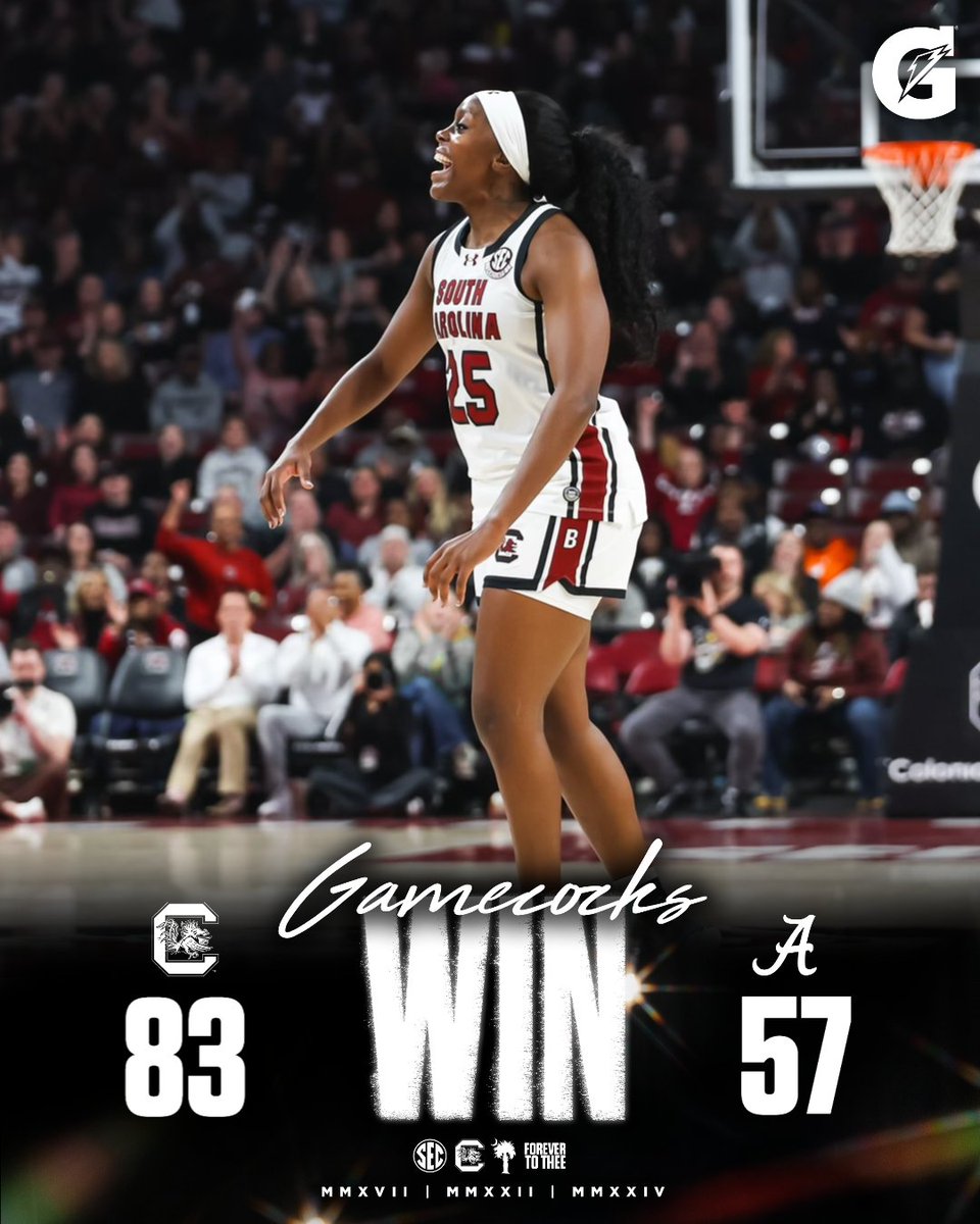 GamecockWBB's tweet image. Happy New Year 🎉