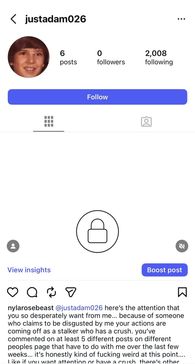 NylaRoseBeast's tweet image. Does anybody know this guy on IG because he clearly has a crush on me…
Since he wants my attention so bad, I’d figure I’d give it to him on several platforms