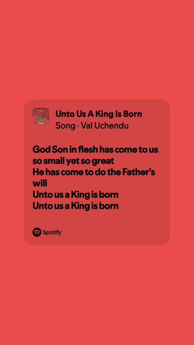 Song 8: Unto us a king is born. 
Album: Christmas Experience by Val Uchendu #HappyNewYear2026 #NewYear2026