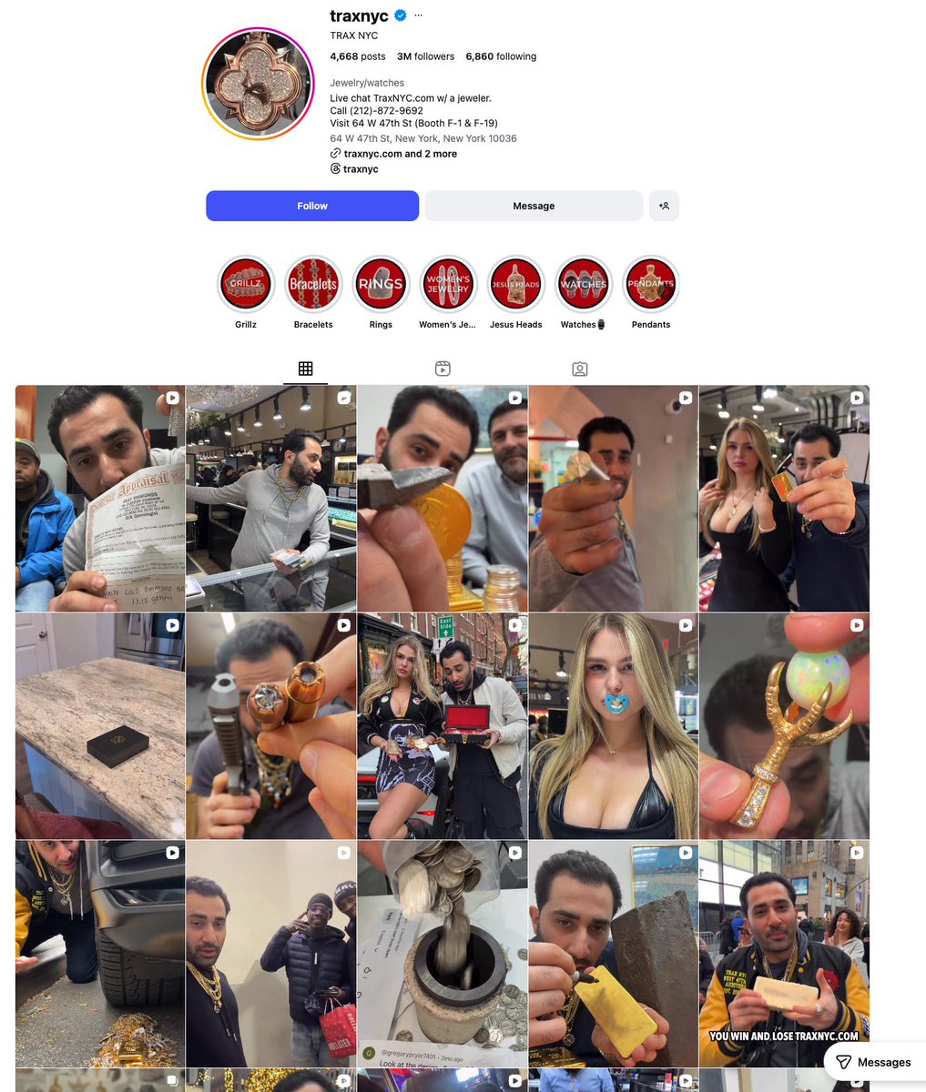 sfali789's tweet image. Skeptical. Trax's "crash-out" seems poorly staged, like fellow Diamond District jeweler Benny's recent viral "theft" stunt. Reeks false flag, seems perfectly suited to TikTok contentslop to get cheap Gen Z views and drive IRL foot traffic by easily-impressed midtown tourists.