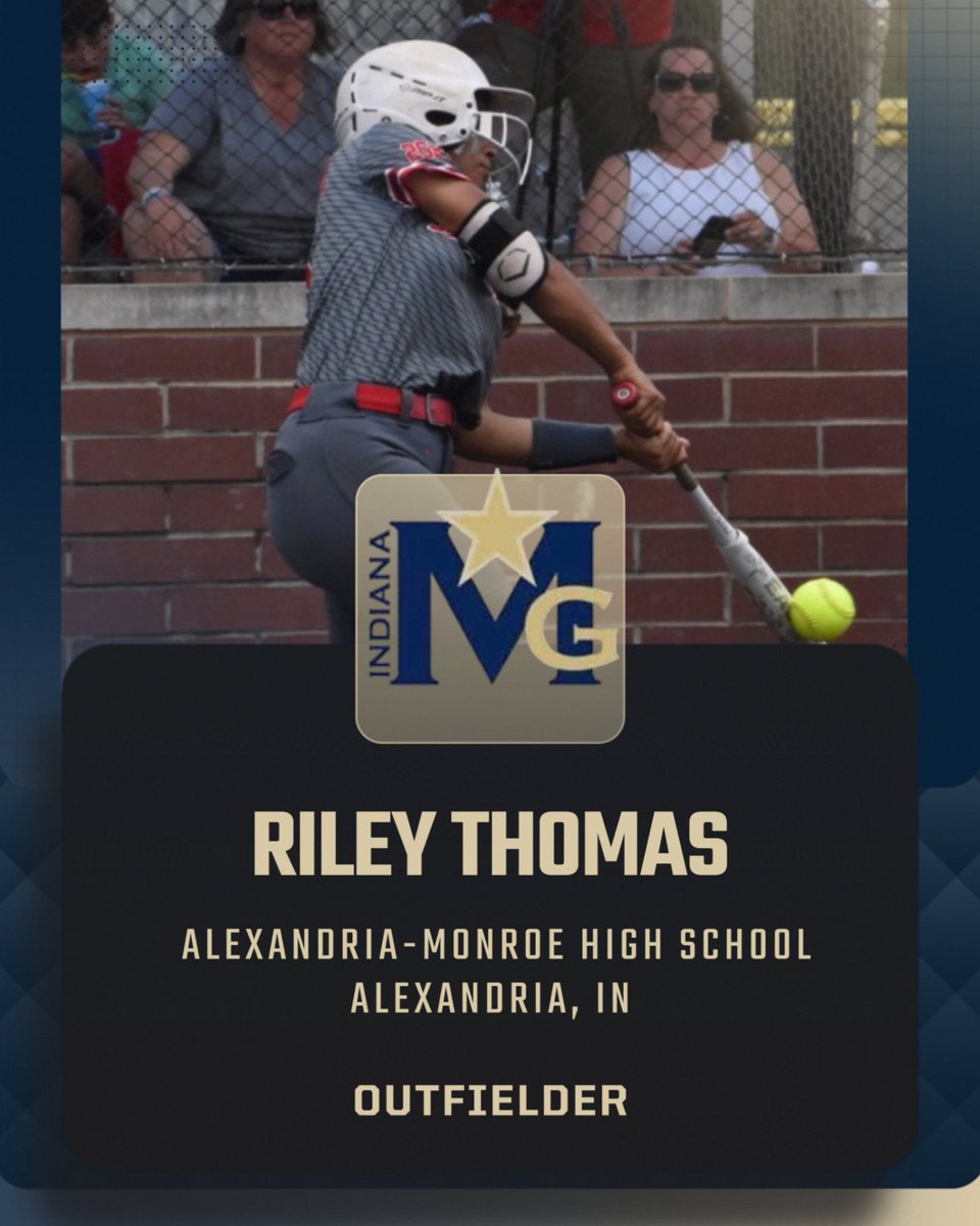 IMG_Carroll_09's tweet image. Last but not least, we are excited to announce the addition of @rileyet1 to our team. Welcome to the Indiana Magic Gold family. We look forward to seeing you patrol the outfield very soon. @MagicGoldSB #IMG #GoldBlooded