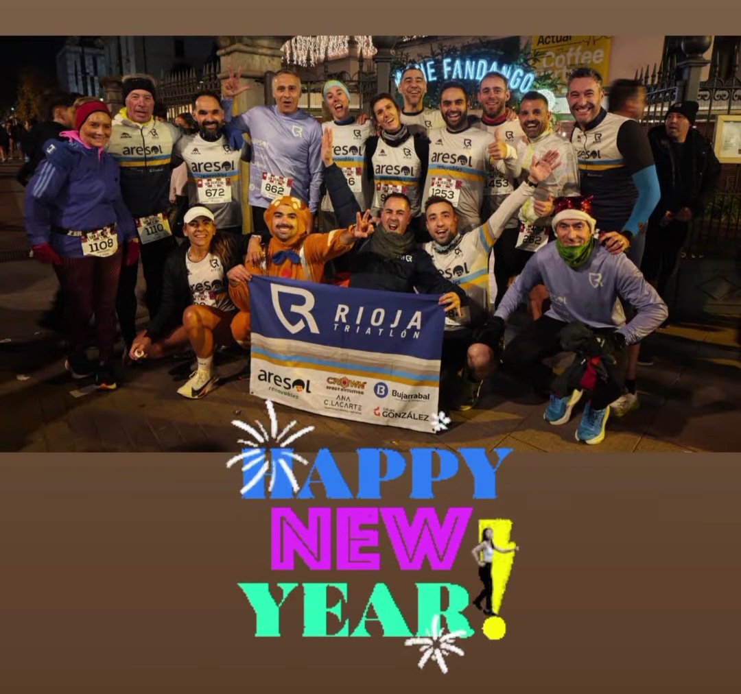 Felices acabamos el año y felices lo empezamos, gracias a <a href="/Aresol_ER/">Aresol Renovables</a> #LacarteDental <a href="/crownsportnutri/">Crown Sport Nutrition</a> <a href="/gonzalezehijos/">Gruas GonzalezeHijos</a> <a href="/BujarrabalAses/">Bujarrabal Asesores</a> <a href="/pimiento_negro/">Pimiento Negro</a> #CRT #desde2009 haciendo #triatlon con <a href="/lariojaturismo/">La Rioja Turismo</a> y <a href="/LogronoDeporte/">Logroño Deporte</a>
