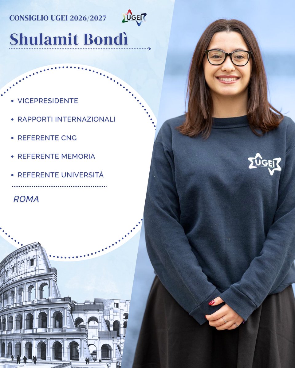 UGEI - Unione Giovani Ebrei d'Italia tweet media