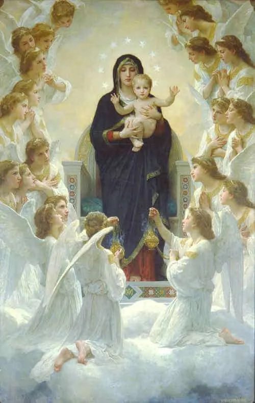 Solemnity of Mary, the Mother of God 

Salve, Regina, Mater misericordiæ,
vita, dulcedo, et spes nostra, salve
Ad te clamamus exsules filii Hevæ
Ad te suspiramus, gementes et flentes
in hac lacrimarum valle.

Eia, ergo, advocata nostra, illos tuos
misericordes oculos ad nos