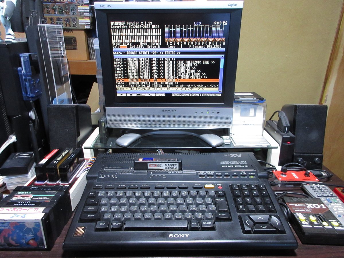 MSX2+本体　ソニーHITBIT F1XV POWER PADのおまけ付き MSX2+本体 ソニーHITBIT F1XV POWER PADのおまけ付き MSX2+本体 ソニー