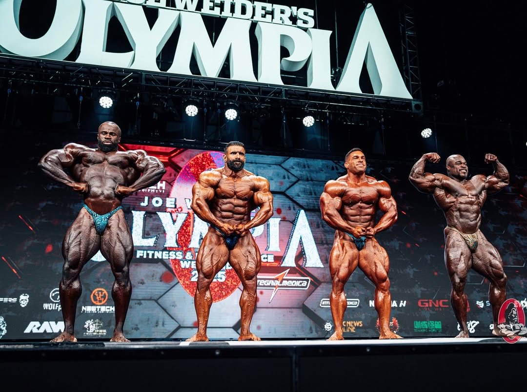 Four  Olympia champions 💪🔥 
at the 2025 @mrolympiallc! 

#mrolympia #bodybuilding