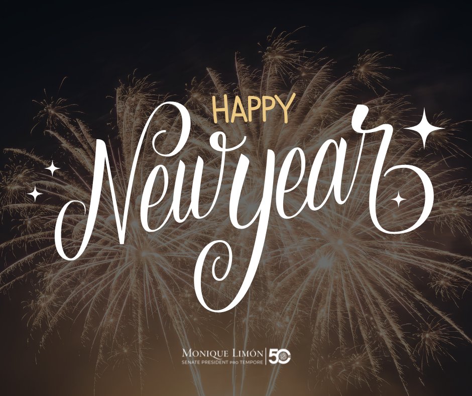 Happy New Year!🎆Thank you for your continued support. I look forward to continuing to represent you in 2026.