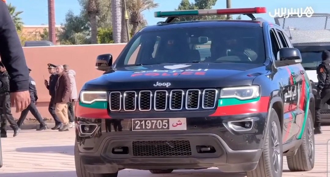 Moroccan #Police 🚓🇲🇦 Jeep Patrol Vehicle #Morocco #Maroc