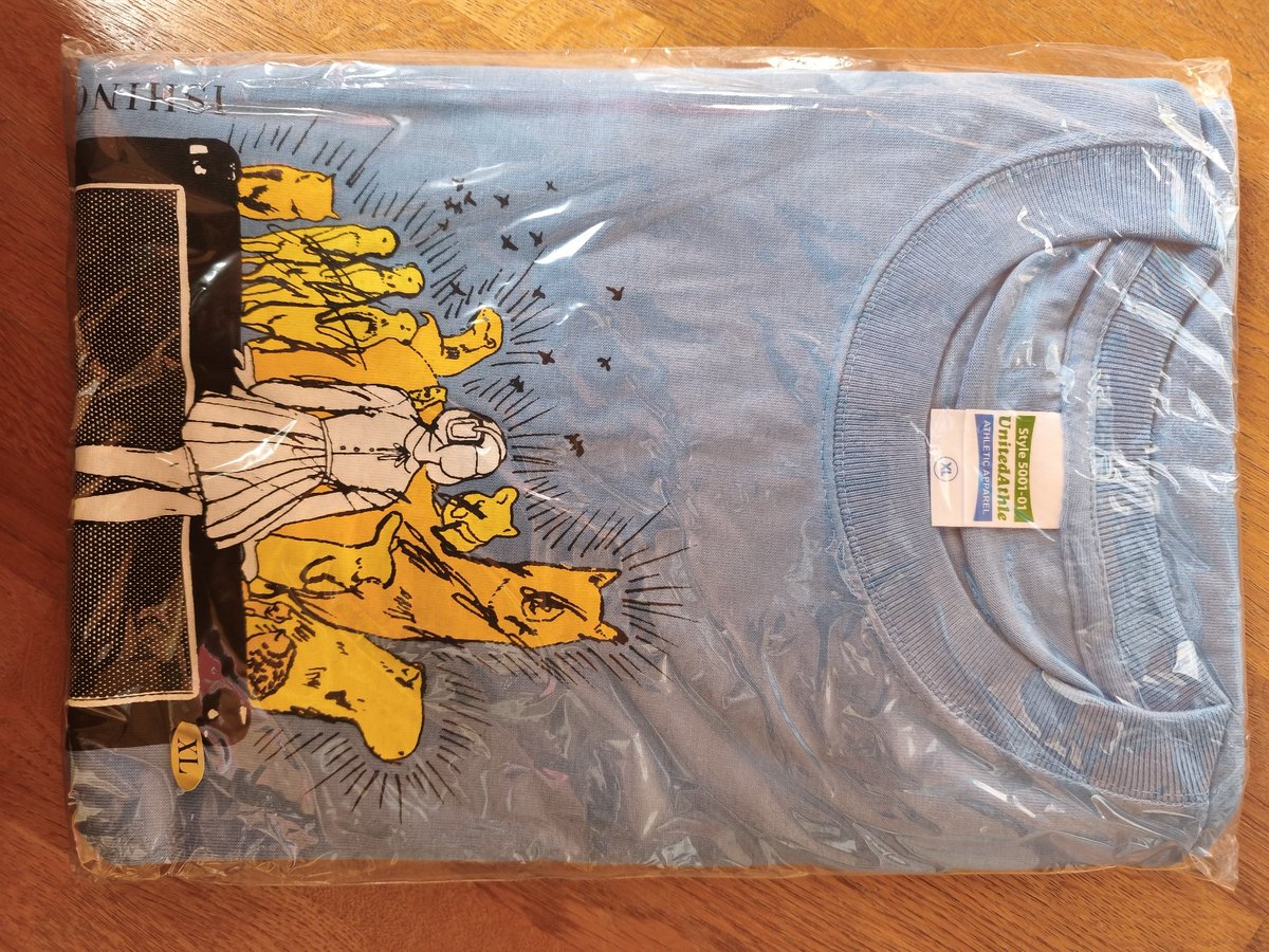 【新品未開封レアグッズ】石野理子 「自画像」Tシャツ 倉庫整理してたら、その自画像の強さから一部ルネポタ界隈で伝説になっ