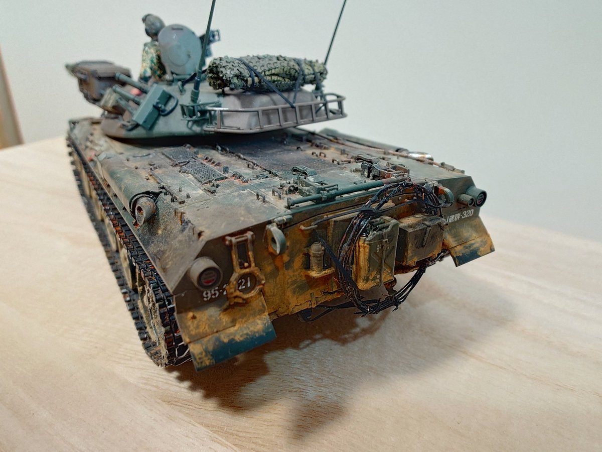 320戦車中隊車両は鉄条網も製作しましました
#74式戦車