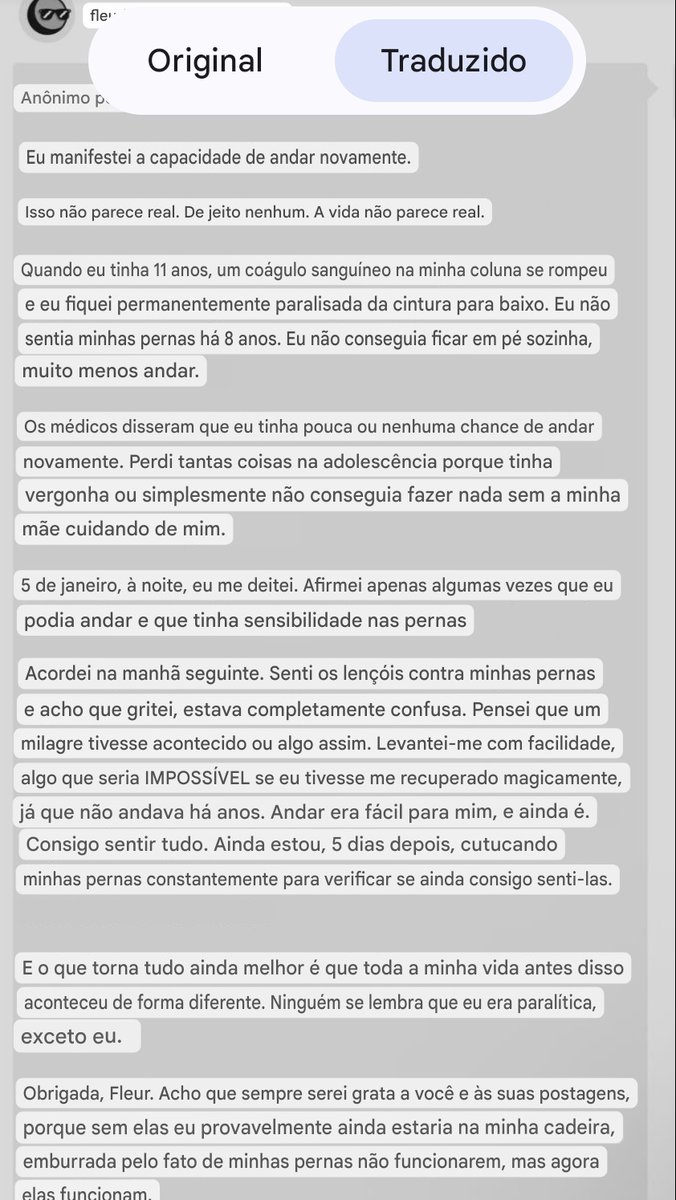 angsreality's tweet image. Eu manifestei a capacidade de andar novamente. — tumblr post