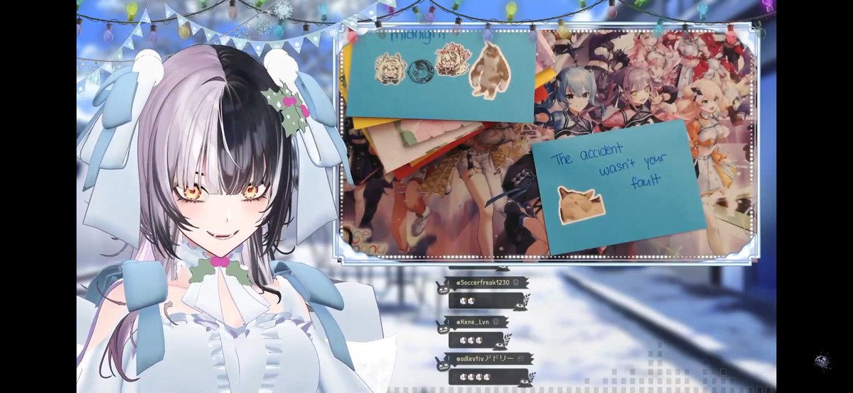 Happy new year Shiori and thank you for the very comfy stream 🖤🤍 #ShiorinOnAir