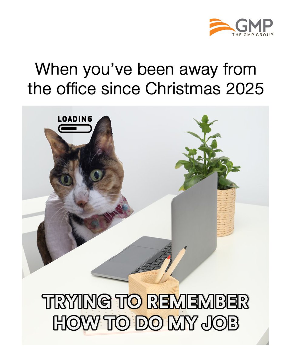 GMPRecruitment's tweet image. First day back. Be kind to your brain. 🐱💻
#BackToWork #FirstDayFeels #TheGMPGroup