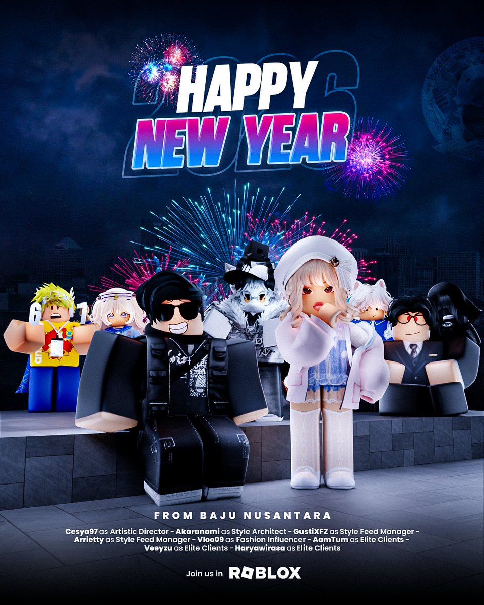 Happy New Year 2026! 🎆

#robloxart #roblox #robloxgfx