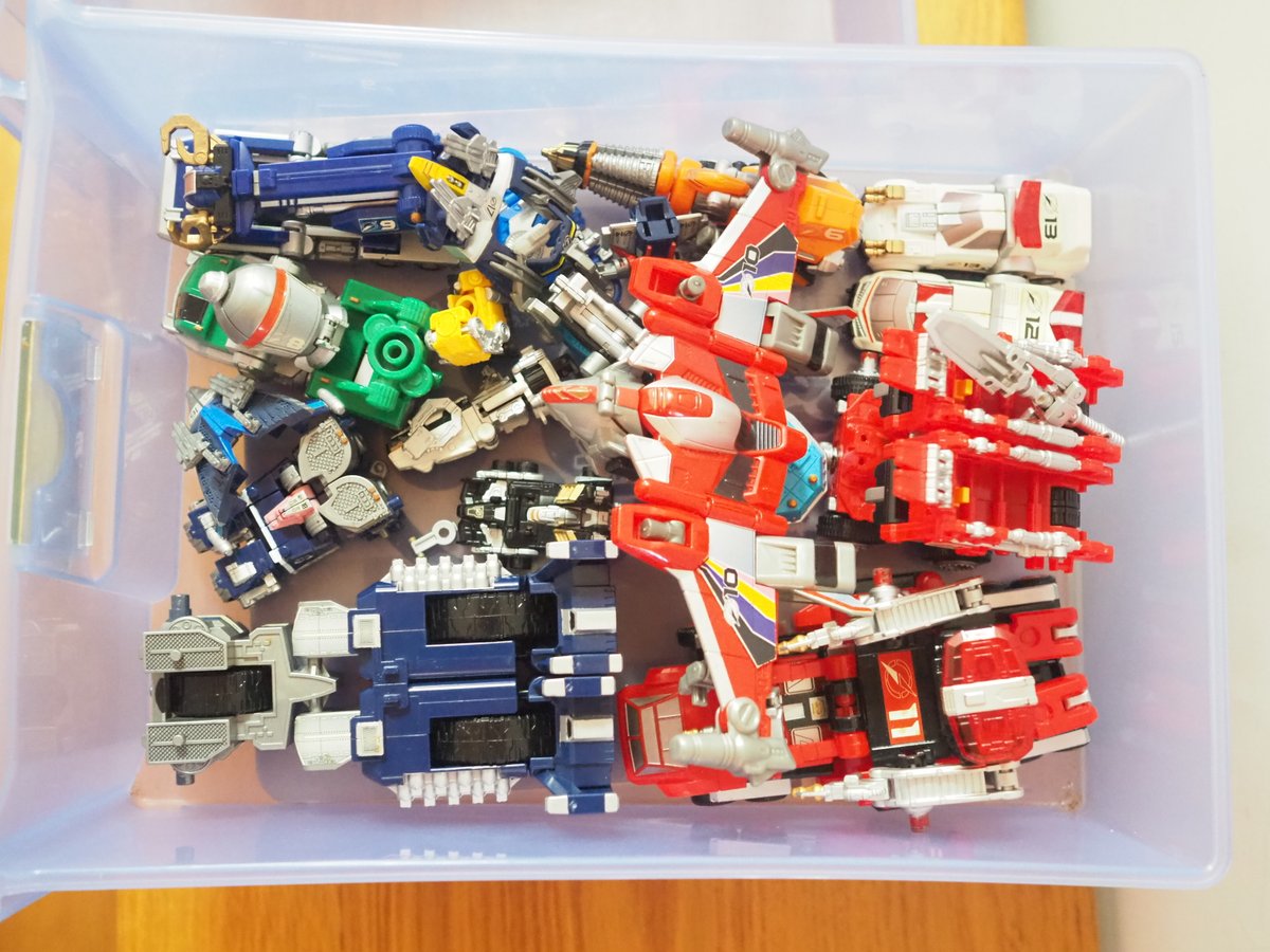 実家で発見っ！「ボウケンジャー」のミニプラ、おおむねコンプリート