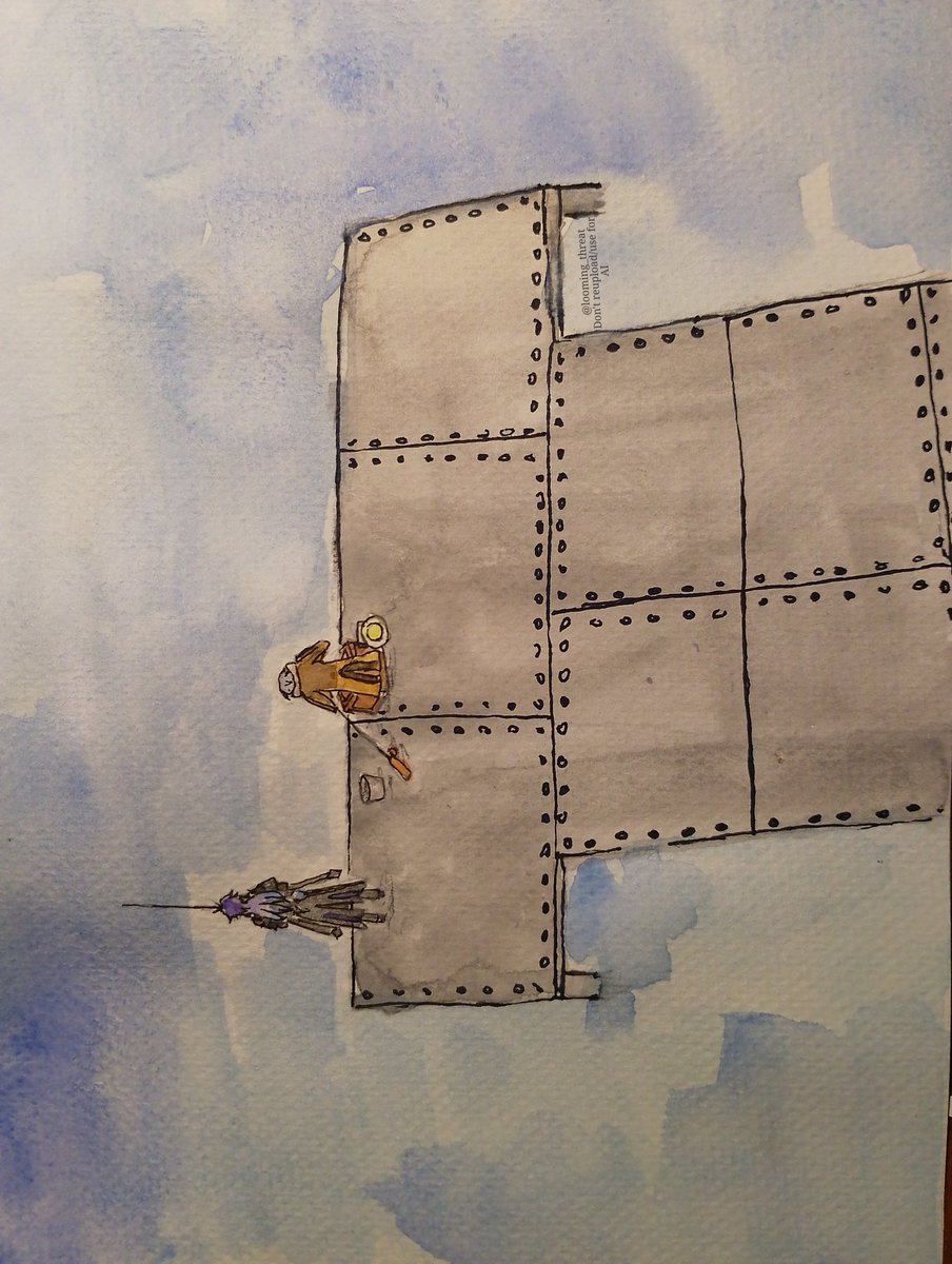 looming_threat's tweet image. #FlinsWeek2025 Day 4: Fishing.
Illuga is making a mental note to bring Flins even more supplies.