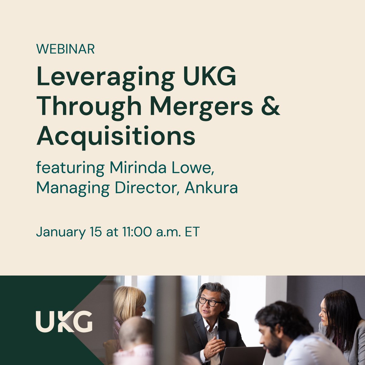 UKGInc's tweet image. How can you ensure your M&amp;amp;A delivers on its intended value? Get the people part right. Join UKG and Ankura to learn how to keep your workforce stable and focused throughout the transition. ukg.inc/49eWxGl 

#WorkforceManagement #SchedulingWorkforce #HRCompliance