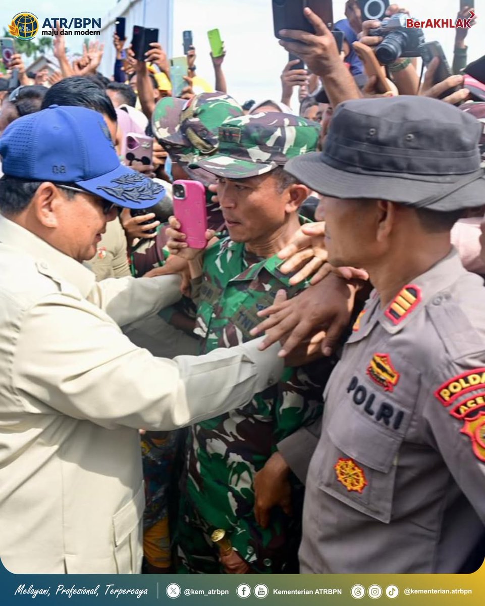 Halo #SobATRBPN, Pada hari pertama tahun 2026 ini, Presiden Prabowo mengecek langsung 600 unit pertama dari 15.000 Rumah Hunian yang sedang dibangun Danantara untuk korban benca alam di Sumatra.