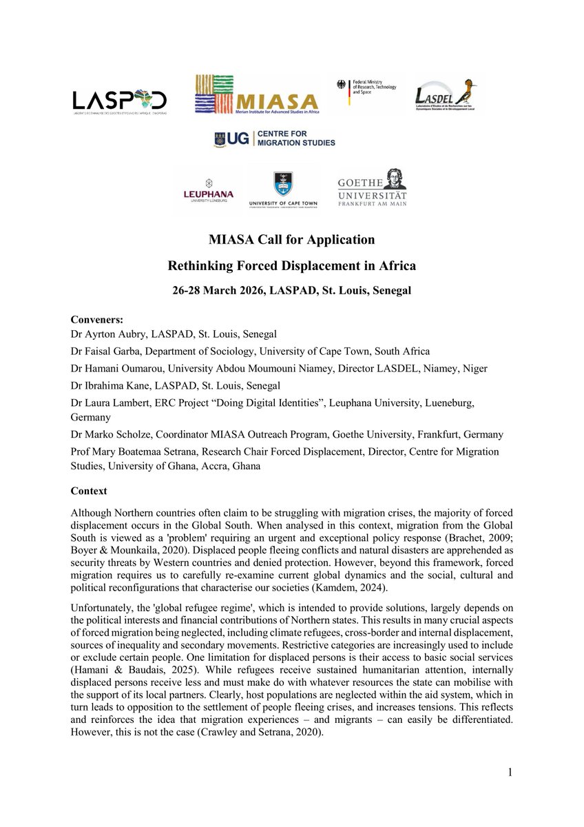 Centre for Migration Studies - UG tweet media