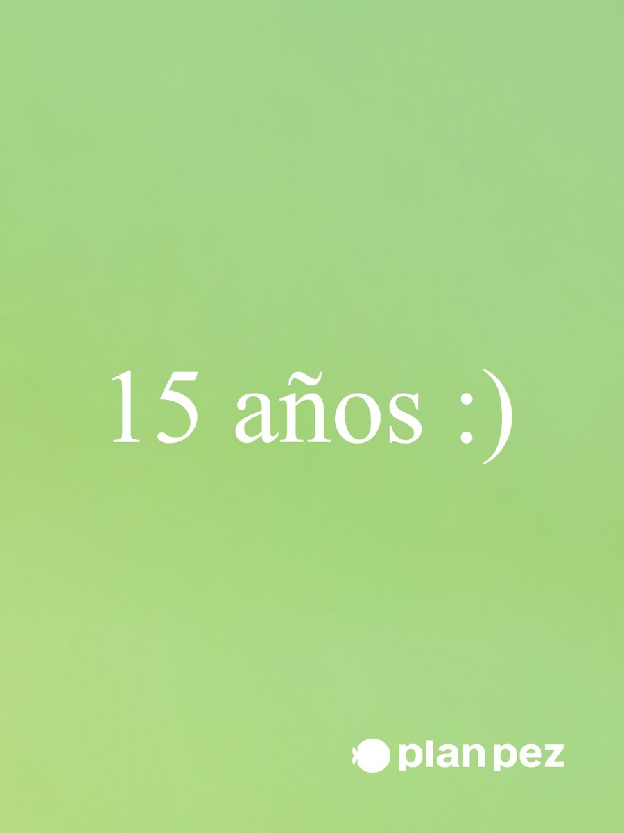 En 2026 Cumplimos 15 años haciendo lo que nos apasiona. Gracias a nuestros clientes por la confianza, al enorme trabajo de nuestro equipo y a cada aliado que fue parte del camino.
Seguimos creciendo, innovando y mirando al futuro con la misma pasión de siempre.
#somosPLANPEZ