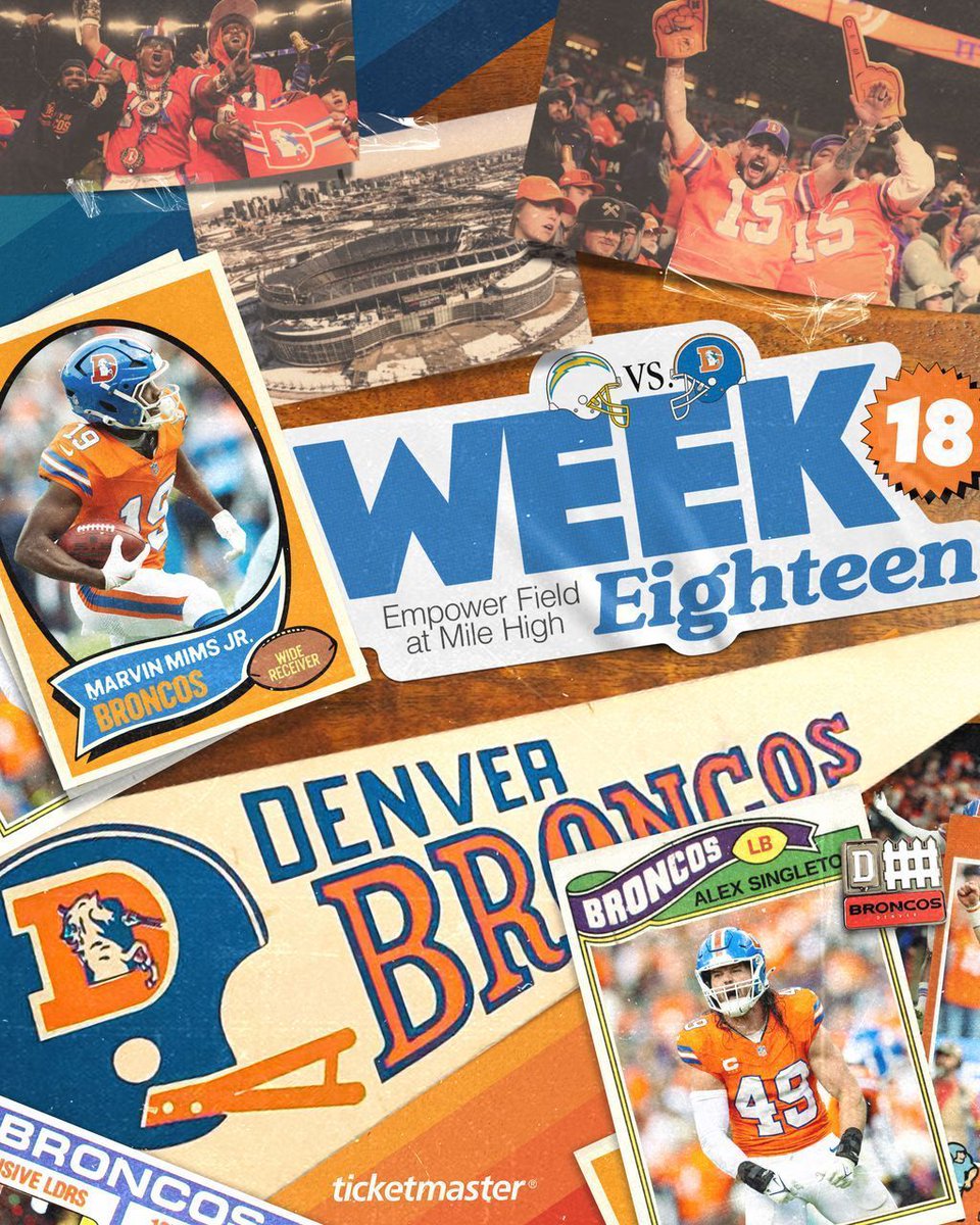 Kickin' it old school 🎞️
#LACvsDEN