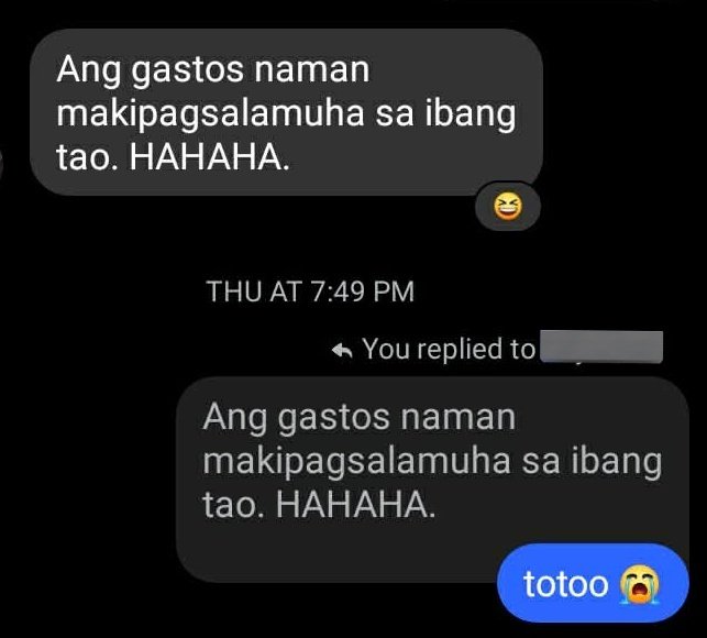 justnsweroo's tweet image. Kaya pa 'to ng wallet namin ni @AaronlZac 😭😂 see yaaa