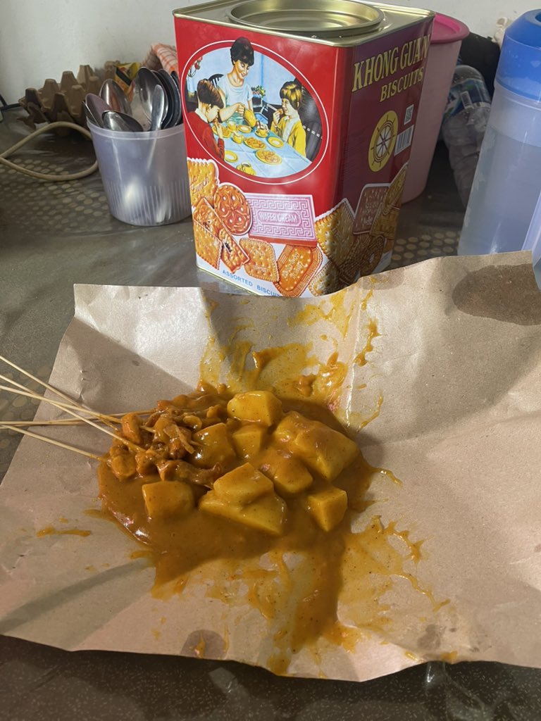 dacvin's tweet image. sarapan sate padang