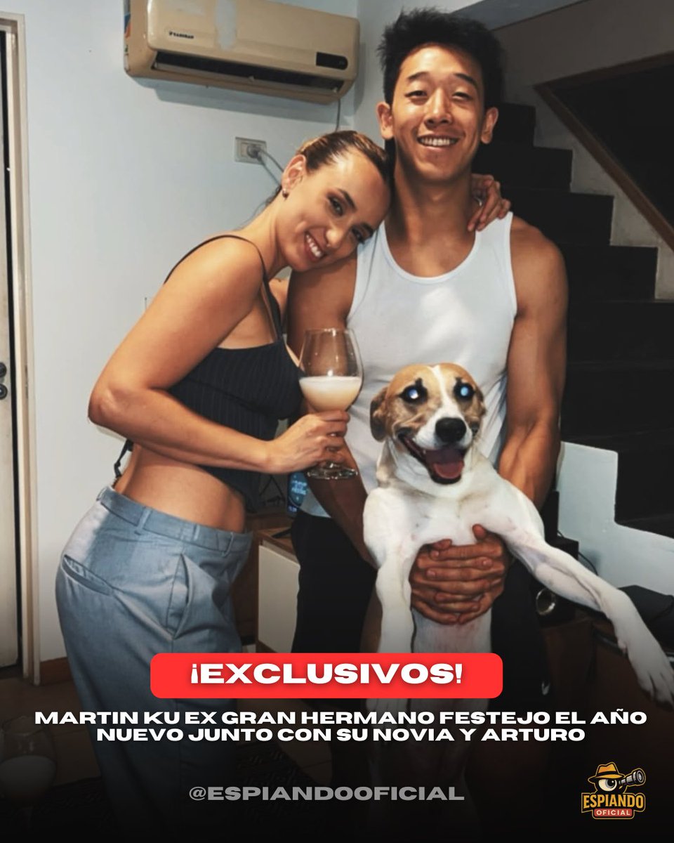 📌 Martin Ku ex Gran Hermano festejo el año nuevo junto con su novia y Arturo

#GranHermano #LAM