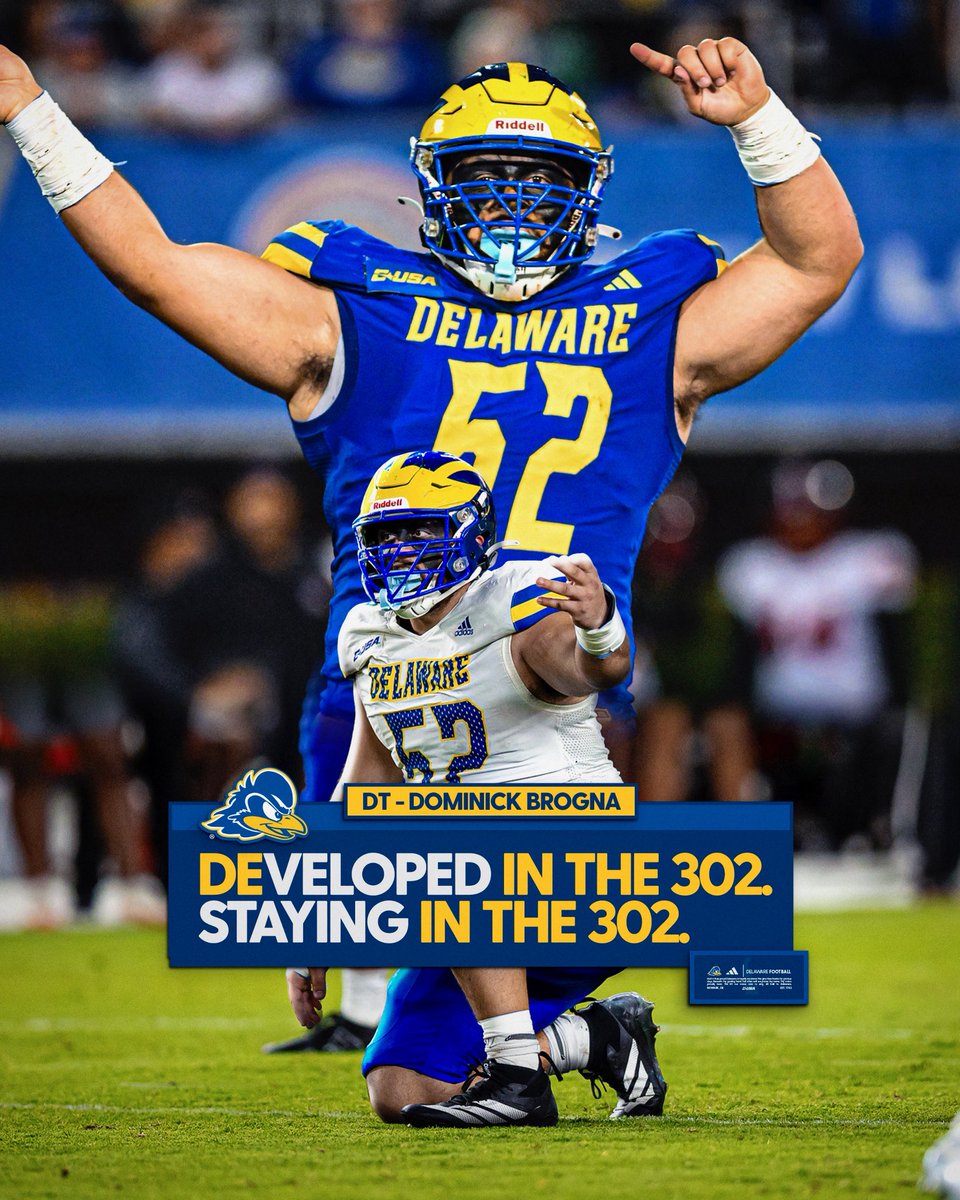 thedom_brogna's tweet image. I bleed Blue and Gold!!! Can’t wait to finish as a Fightin’ Blue Hen!!! Unfinished business👊💙💛 @Delaware_FB