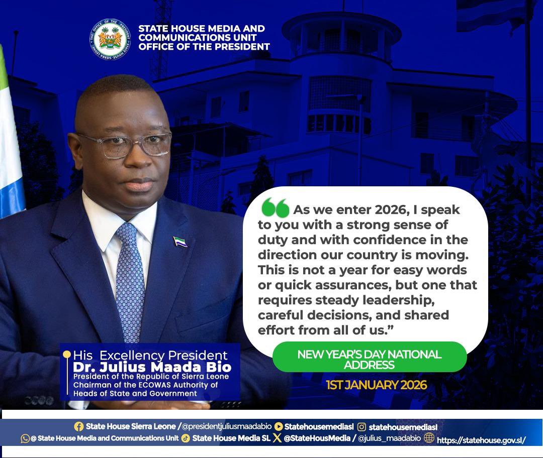 Julius Maada Bio tweet media