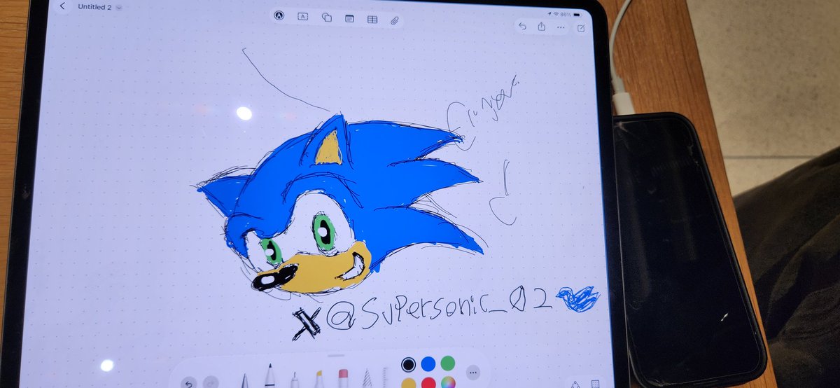 Supersonic_02's tweet photo. First drawing of the year https://t.co/DrM6gWF8Xq