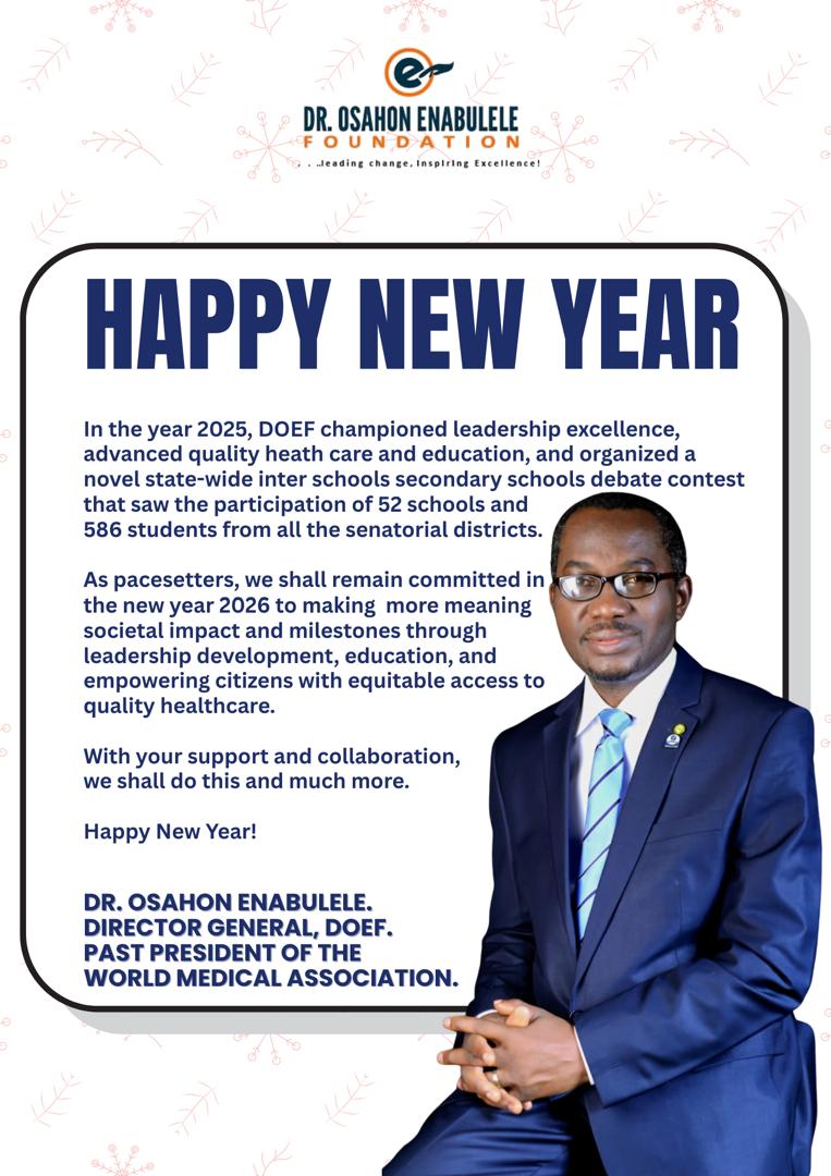 DR. OSAHON ENABULELE tweet media