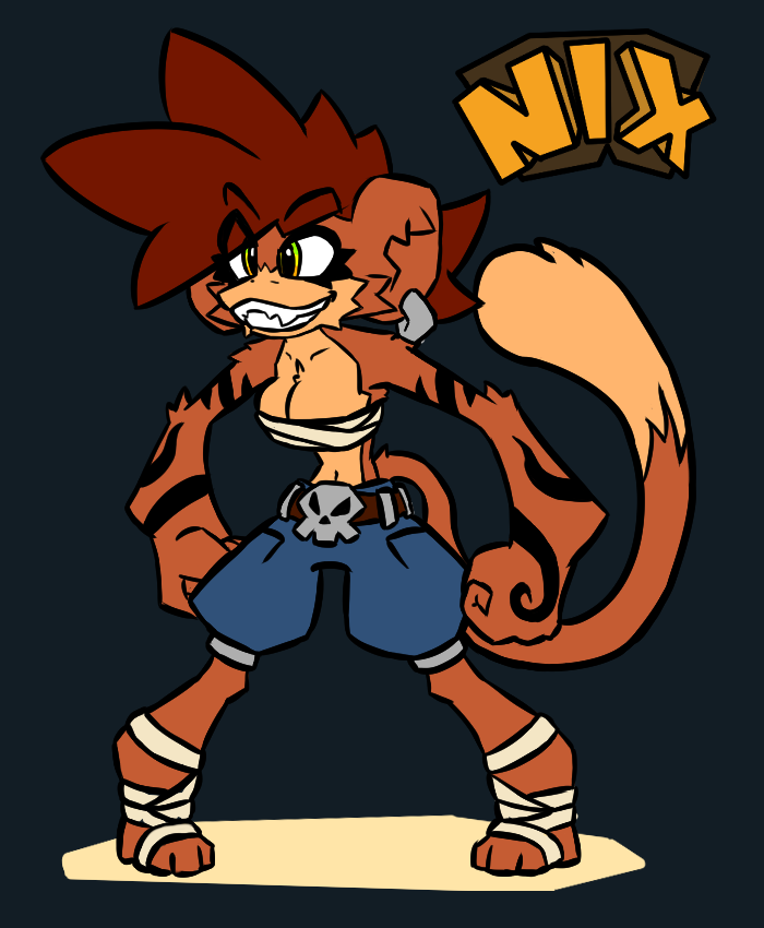 Nix_Mojo's tweet photo. For the new year I wanted to try drawing in a slightly diffrent artstyle

Here Nix https://t.co/bh0XOoFJyv