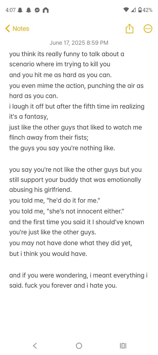 javailus's tweet photo. i don't remember writing this but i just found it. enjoy. https://t.co/VqZrGxatkP