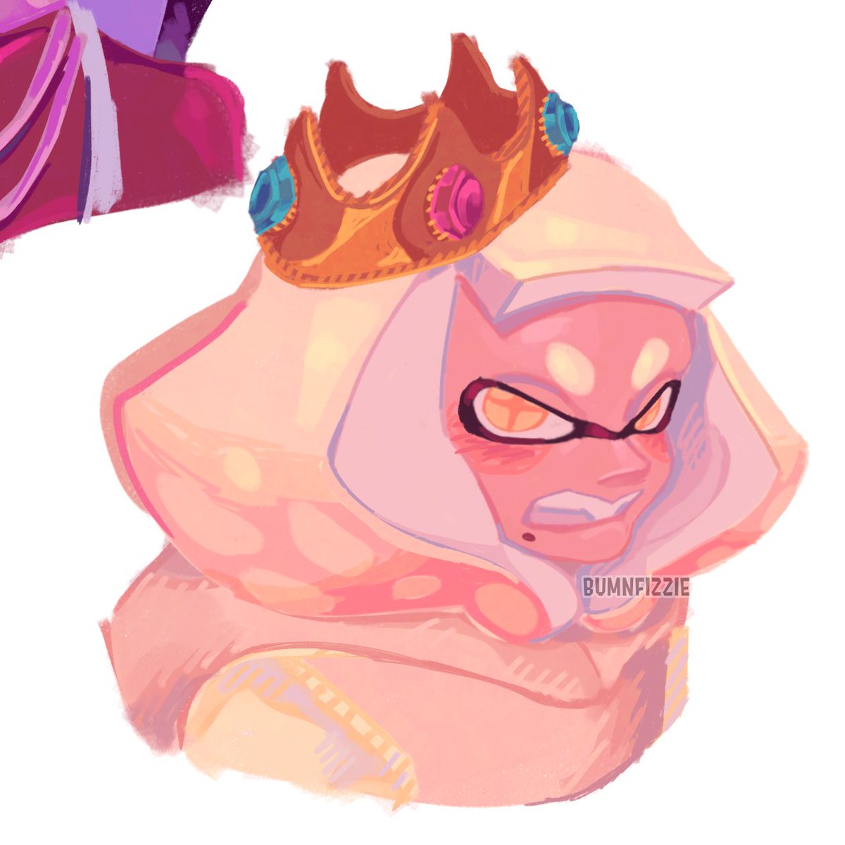 Bumnfizzie's tweet image. I did not want to draw pearls fuckass hat