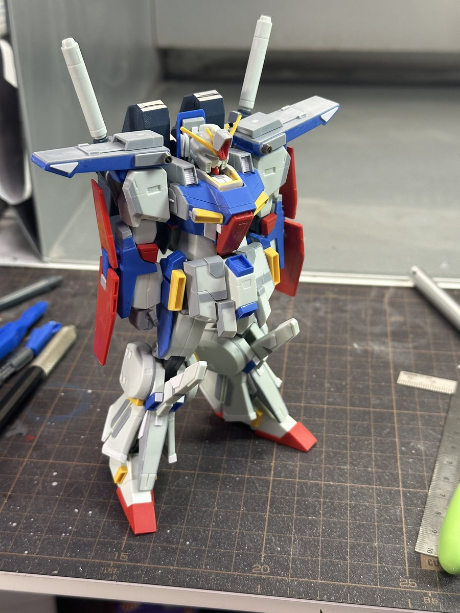 改修ほぼ終わったー！！！ 今から塗装だーー！！！ 俺のZZカッコよすぎ