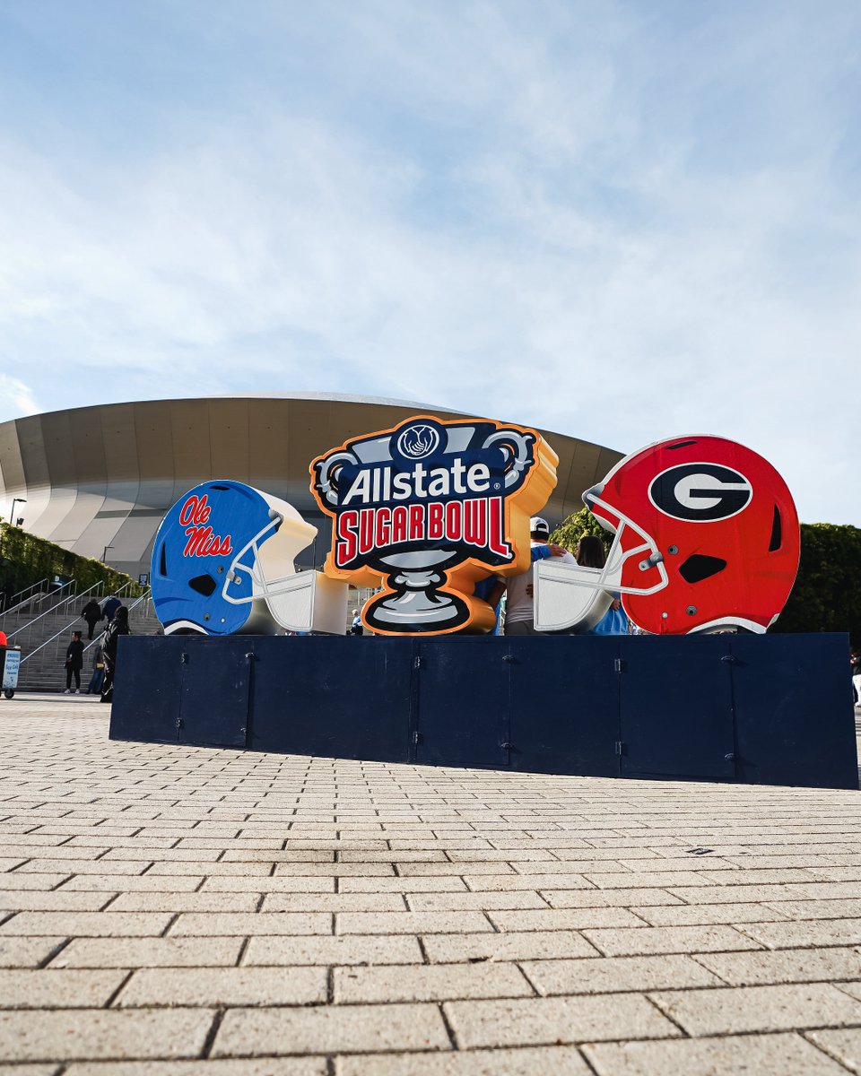 OleMissFB's tweet photo. Playoff football in The Big Easy 🤩 https://t.co/tUQEz4MptH