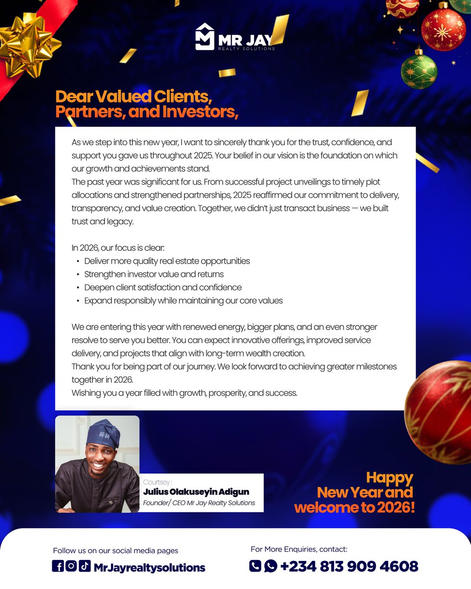 Mr Jay Realty Solutions Nig Ltd tweet media