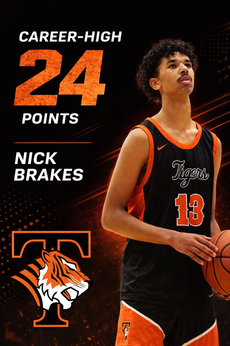 TechTigerBB's tweet photo. โจ6โ4โ Jr. Guard Nick Brakes is having a breakout season for St. Cloud Tech. @nickbrakes_27
Career-high 24 points this week while impacting the game defensivelyโusing his length and speed to create chaos on the perimeter.๐๐ฅ
#MNHoops #TigerPride #TigerNation #ClassOf2027 https://t.co/WFYPQ012Ru