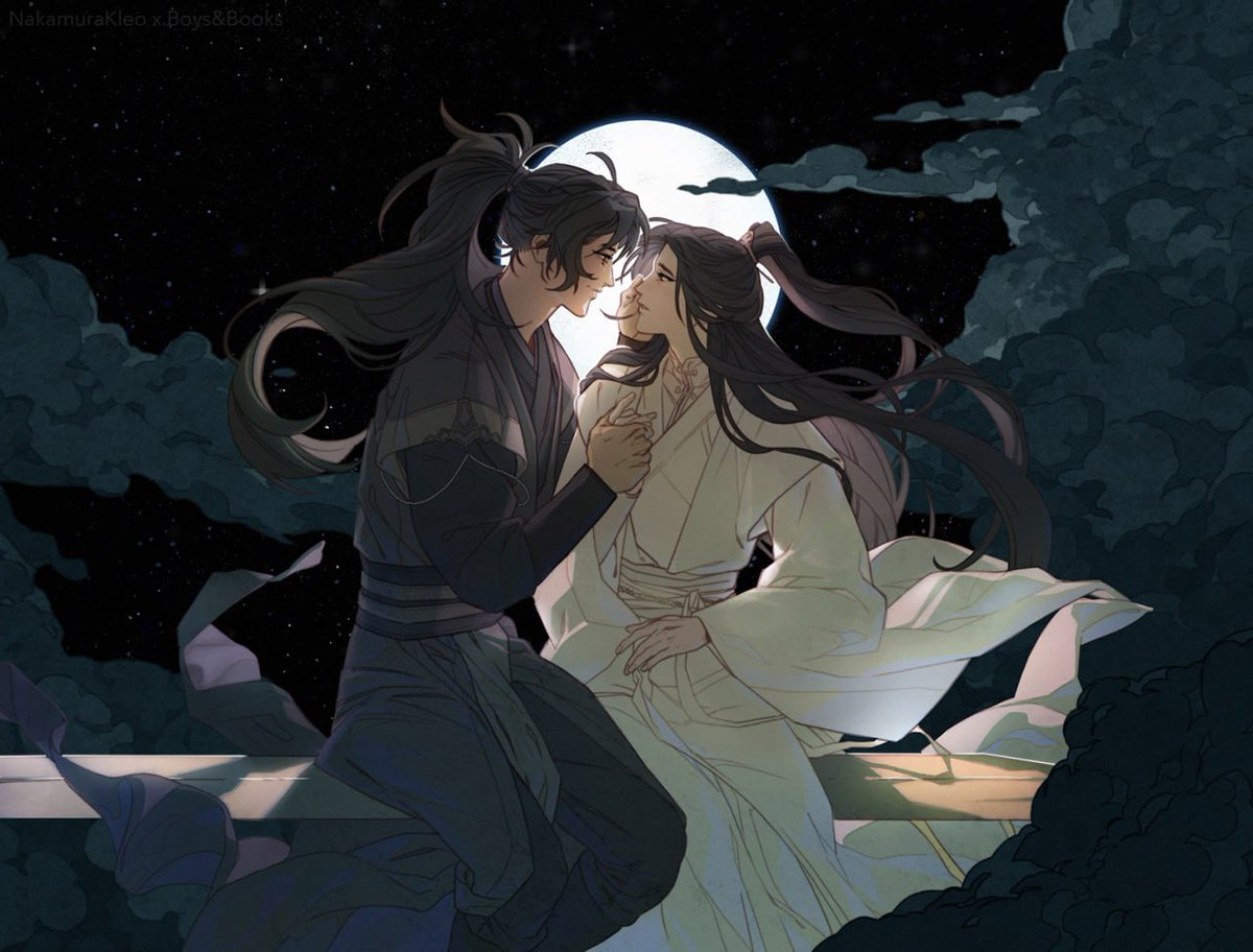 "Do me a favor-look into my eyes?"

"Your eyes?" Chu Wanning asked, confused.

Mo Ran's gaze was warm and mild. In his irises was reflected the image of a man in white robes. "Do you see him?" he said. "The most beautiful person in the whole world."