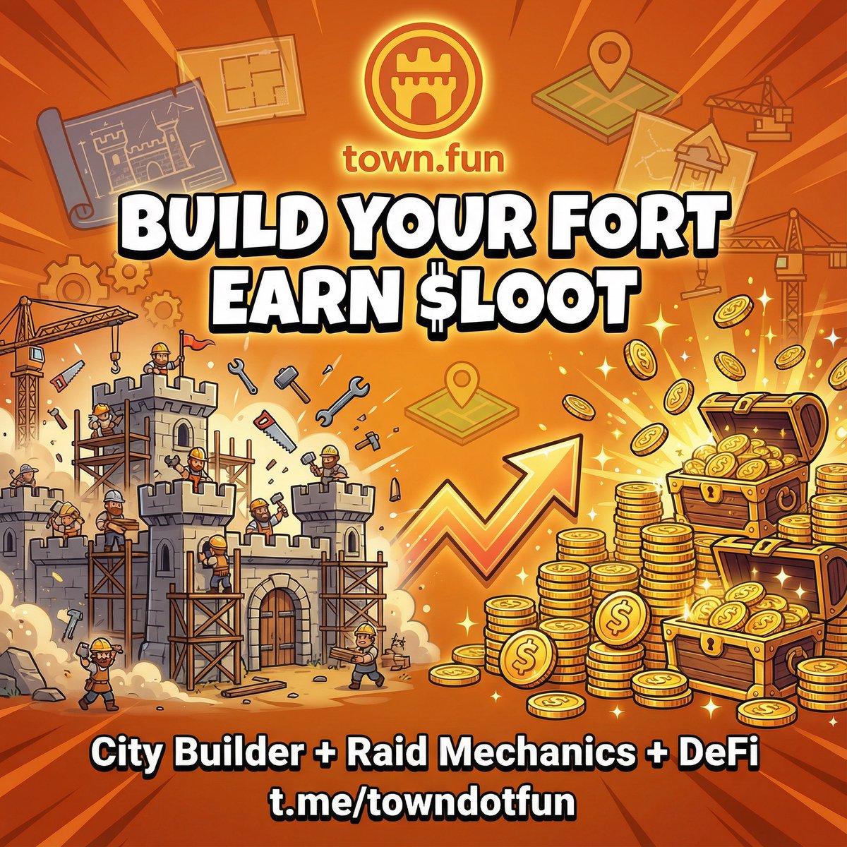 playtownfun's tweet image. @FullSendStudio made Clash of Clans but P2E on @solana. #IGO - 02.19.2026 🗓️

Waiting room 👉 t.me/towndotfun 🫂