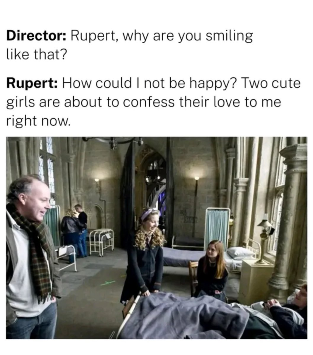 PotterWorldW's tweet photo. Fair enough Rupert https://t.co/3C5vL0duUe